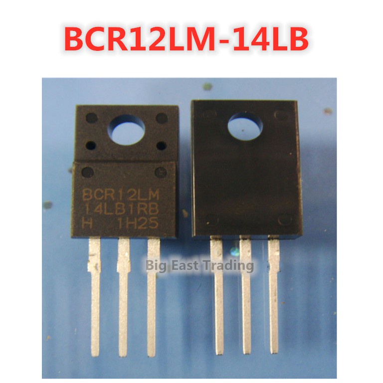 5 ชิ้นใหม่ BCR12LM-14LB TO-220F BCR12LM 14LB TO-220 รับประกันคุณภาพ betterway