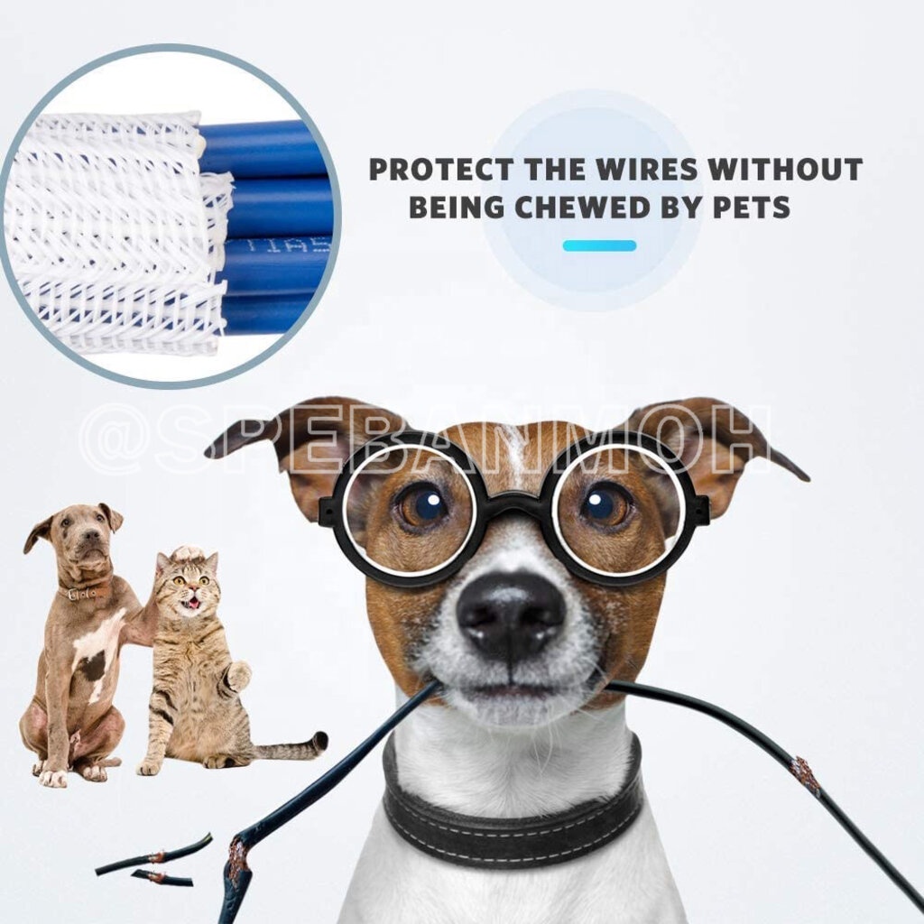 [ 1 เมตร ] BS-SCW I.D = 8 mm. สายถักหุ้มสายไฟ แบบผ่า หนังงูหุ้มสายไฟแบบผ่า Self Closing Braided Cable Sleeve หนังงูผ่... - รูปที่ 3