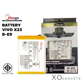 Meago แบตเตอร์รี่ VIVO X23 / X 23 /  B-E9 แบต VIVO X23 BE9 มี มอก. (รับประกัน 1 ปี)