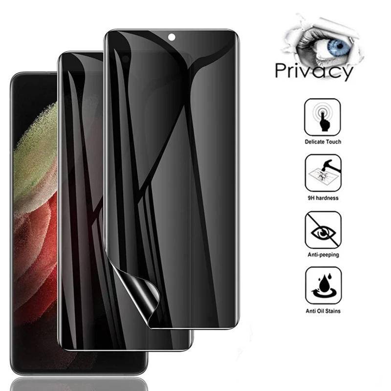 สําหรับ Red Magic 8s 8 7s 7 Pro Plus 6R 1-3Pcs Anti Spy Soft Hydrogel ฟิล์มความเป็นส่วนตัวป้องกันหน้