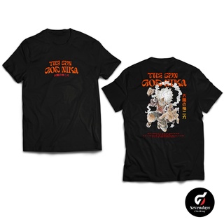 เสื้อยืด พิมพ์ลายอนิเมะ The SUN GOD Nice Monky D LUFFY SEVENDAYS แฟชั่นสําหรับผู้ชาย