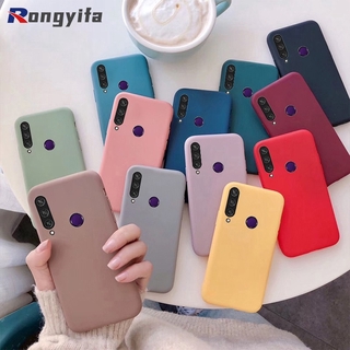 เคสโทรศัพท์มือถือสีพื้นสําหรับ ใช้กับ Huawei Y7P Y6P Y5P 2020 Y9 Prime 2019