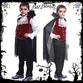 (พร้อมส่ง) ฮาโลวีน ชุดแวมไพร์ ,Little Vampire