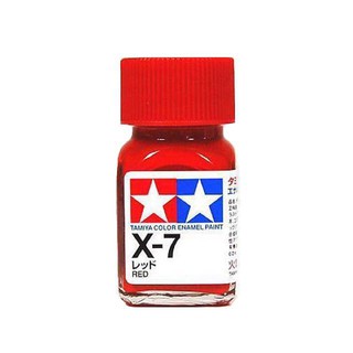 สีสูตรอีนาเมล TAMIYA X-7 Red (10 ml)