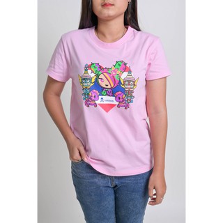 TOKIDOKI เสื้อยืด PIN TKTLTSS9104 TKTLTSS9104 WOMENS TEESHIRT THAI DESTINATION