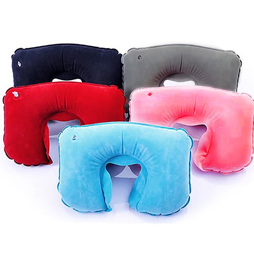 3Pcs เดินทางเที่ยวบินรถ Inflatable คอ Rest เบาะ U หมอน Eyeshade earplugs