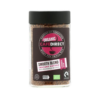 คาเฟไดเร็กสมูธออร์กานิคกาแฟสำเร็จรูป 100กรัม Caffe Direct Smooth Organic Instant Coffee 100 g.