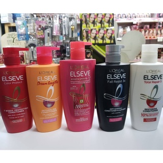 LOREAL ELSEVE Shampoo / Conditioner 450ml. ลอรีอัล ปารีส เอลแซฟ แชมพู / คอนดิชันเนอร์ 450มล.