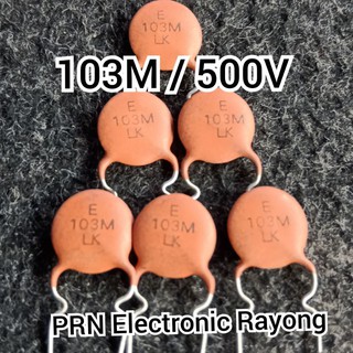 ตัวเก็บประจุ คาปาซิเตอร์ 103 M 0.01/ 500V เซรามิค 10 ชิ้น