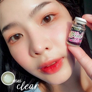 💋 สุดปัง มีค่าสายตา 💋 Wink Mini Clear Gray Brown Black สุดปัง คอนแทคเลนส์ รายเดือน มีอย แถมตลับฟรี เลนส์นิ่ม สวยปังมาก