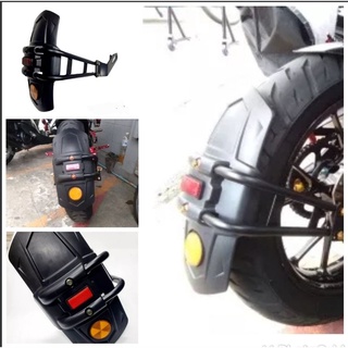 กันดีดขาเดียว พร้อมไฟทับทิม สำหรับ CBR150, CB150R, CB300F, CBR300R, CBR500R, Ninja400, Versys X300