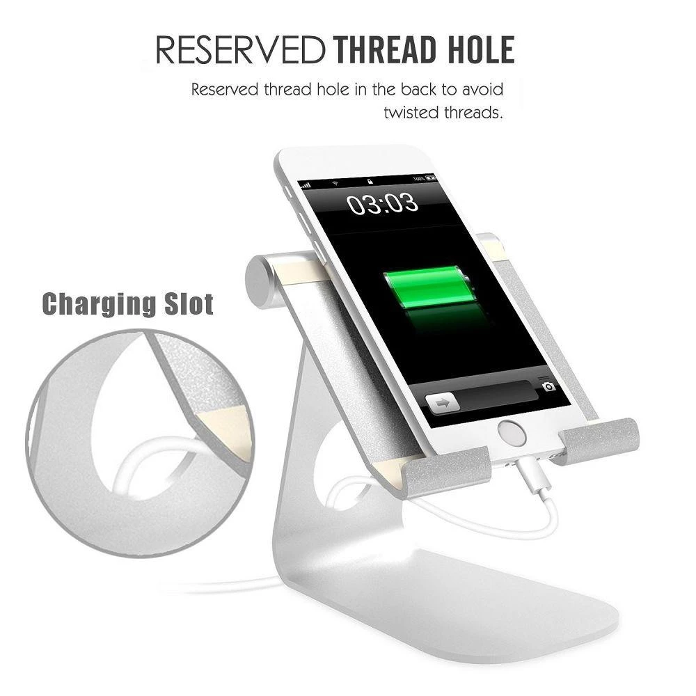 ขาตั้ง iPad/Tablet Aluminum Stand ใช้เป็นแท่นวางรับน้ำหนัก ใช้ได้กับ iPad & tablet และสมาร์ทโฟนได้ทุกรุ่น thumbnail 7