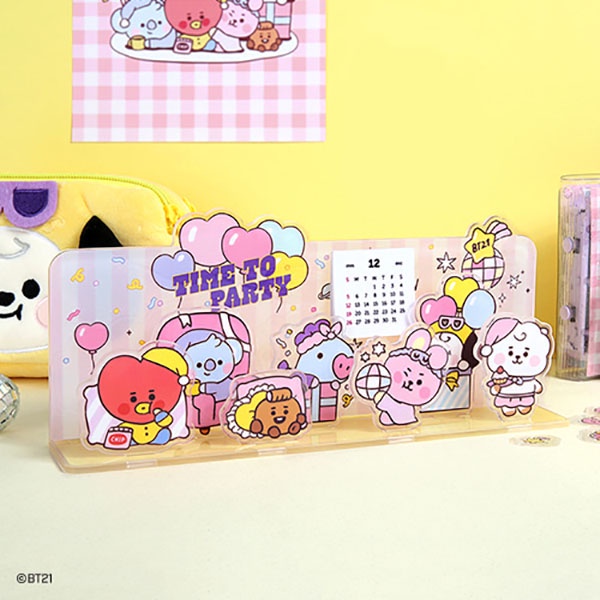 [BT21] ★BT21 Acrylic Stand Calendar GROUP PARTY★ / BTS BT21 OFFICIAL