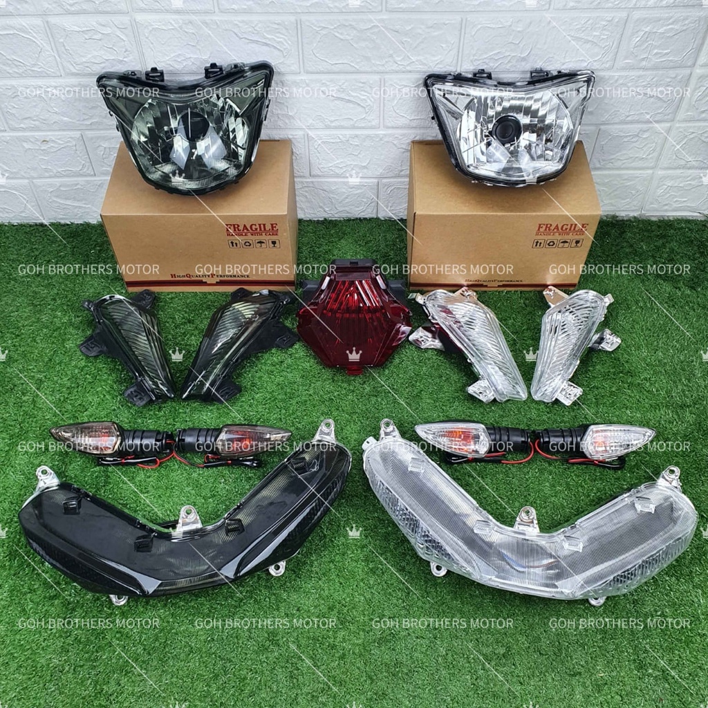 Y15zr Head Lamp & Front / Back Signal & Position Lamp & Tail Lamp Y15zr v1 v2 [Tinted / Clear]