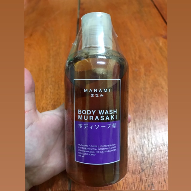 MANAMI MURASAKI BODY WASH เจลอาบน้ำสำหรับป้องกันและรักษาผื่นแพ้ ส่งฟรี💕