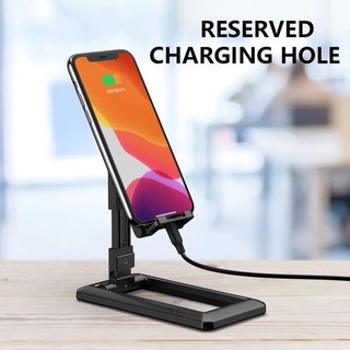 แท่นวางโทรศัพท์หรูหราพับได้ Holder iPhone ซัมซุง Huawei Xiaomi ที่จับโทรศัพท์