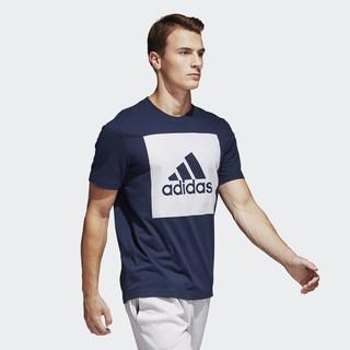 ADIDAS เสื้อยืด Ess Biglogo Tee ของแท้ สี Navy