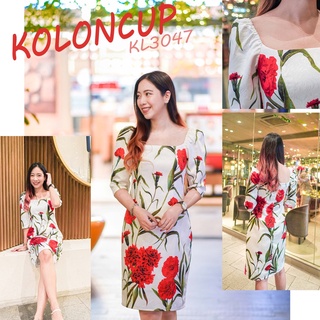 KolonCup ชุดเดรสออกงาน ชุดเดรสใส่ทำงาน ชุดใส่เที่ยว ใส่แล้วดูแพง ดูสวยมาก รหัส KL3047