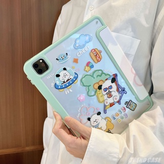 เคส พร้อมช่องใส่ปากกา รองรับการชาร์จไร้สาย สําหรับ iPad pro 11 2021 pro 12 9 2020 2018 iPad Air 4 10.9