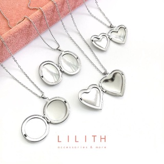 Lilith - Stainless Locket สร้อยคอ ใส่รูป