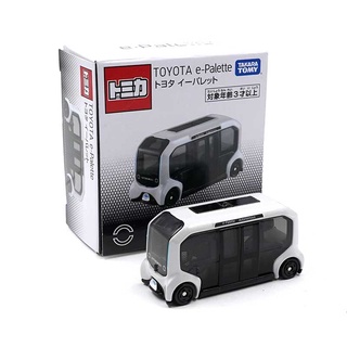 รถเหล็กTomica ของแท้ Tomica 50th Anniversary Limited Diecast Model Car - Toyota e-Palette Driverless Bus