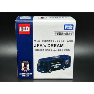 Tomica  Japan National Soccer Team Official Team Bus JFAs DREAM