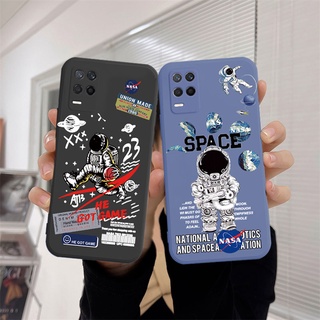 เคสมือถือซิลิโคน TPU Realme C15 C21 C25 C20 C12 C11 2021 C21Y 5 5S 5i 6i C25S C20A C17 7i C1 C2 C3 C3i Fashion Astronaut Shockproof Soft Silicone Phone Case