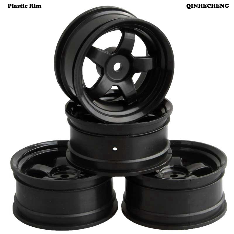 4pcs 6030 Wheel Plastic Rim Offset 3mm Fit HSP HPI 1:10 On-Road Racing Car Tires