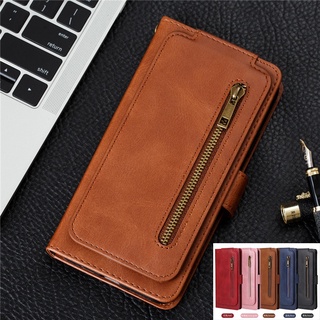 Phone Case Xiaomi 11 11T Lite POCO X3 GT M3 F3 Redmi K40 Note 10S 10 Pro Max 10T Flip Cover Zipper Bracket Protective Shell Explosion Leather Case