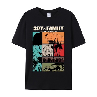 เสื้อยืดโอเวอร์ไซส์เสื้อยืดแขนสั้น ผ้าฝ้ายแท้ พิมพ์ลาย Spy Play House Spy X Family 180 กรัม 16 สี สําหรับผู้ชาย และผู้หญ