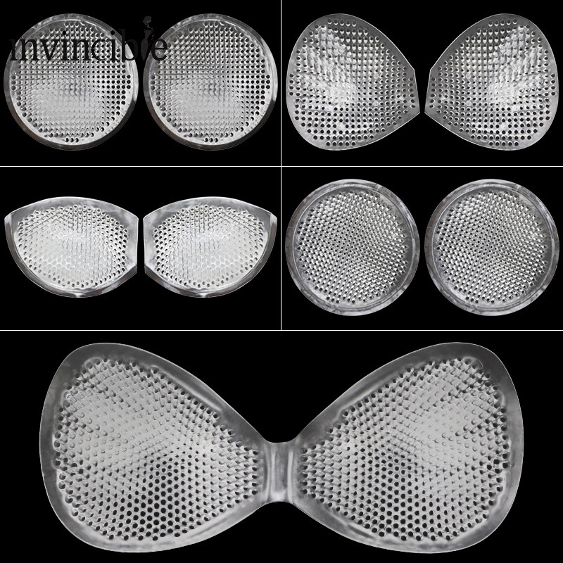Strapless Sticky Invisible Push Up รังผึ้งซิลิโคนหน้าอก Pad/สุภาพสตรี Push Up Lift หัวนมครอบคลุม/ไม่