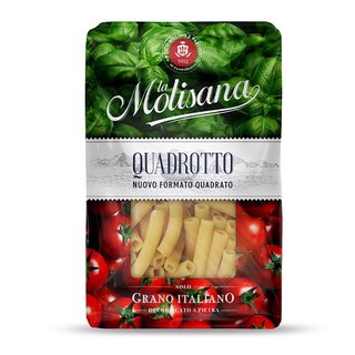 🔥แนะนำ!! ลาโมลิซาน่า เส้นควอตรอตโต้ 500 กรัม La Molisana Quadrotto 500 g