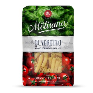 🔥แนะนำ!! ลาโมลิซาน่า เส้นควอตรอตโต้ 500 กรัม La Molisana Quadrotto 500 g