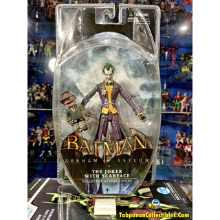 [2011.02] DC Direct Batman Arkham Asylum The Joker and Scarface Action Figure (หน้ากล่องไม่พิมพ์ Series 1 )