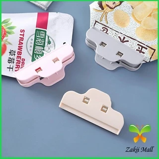 Zakii Mall ที่หนีบถุง ที่หนีบถุงขนม ที่หนีบอเนกประสงค์ คลิปปิดปากถุงพลาสติก Moisture-proof clip