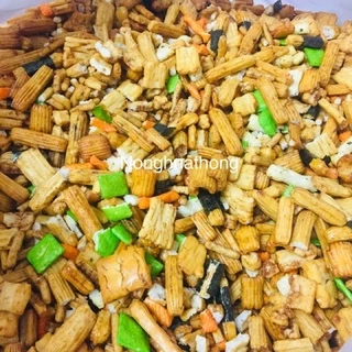 ขนมญี่ปุ่น 1กิโลกรัม ขนมข้าวอบกรอบญี่ปุ่น ขนมข้าวปั้นญี่ปุ่น