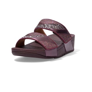 FITFLOP รองเท้าลำลองผู้หญิง MINA OMBRE GLITTER รุ่น DN6-889 สี PURPLE รองเท้าผู้หญิง