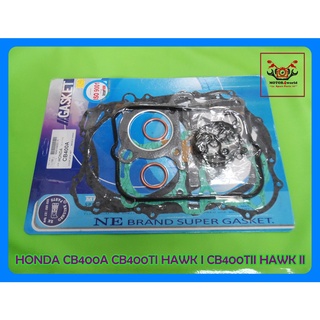 HONDA CB400A CB400TI HAWK / CB400TII HAWK  year 1978-1979 GASKET COMPLETE SET "NON ASBESTOS" // ปะเก็นเครื่อง ชุดใหญ่