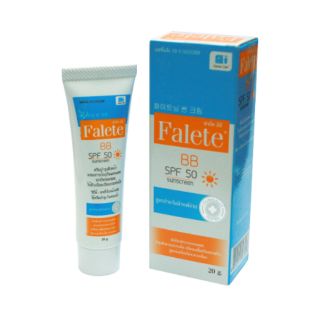 FALETE BB SUNSCREEN SPF50+++ ขนาด20กรัม/หลอด (2หลอดแถมว่านหางจระเข้1หลอดทันที)