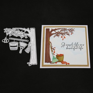 ❤❤Autumn Metal Cutting Dies Stencil DIY Scrapbooking Album Stamp Paper Card