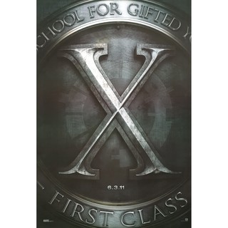 โปสเตอร์ หนัง X-เม็น รุ่น 1 X-Men First Class (2011) POSTER 24”x35” Superhero Marvel