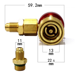 Coupler R134aสีแดงสีดำ