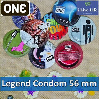 ถุงยางอนามัย ขนาดใหญ่ ONE® Legend™ Condom 56 mm 5, 10 or 20 Pieces กว้างและยาวขึ้น เพื่อความสบายที่มากขึ้น คอนดอม Condom