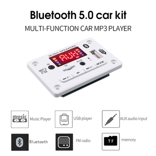 โมดูลเครื่องเล่น Mp3 บลูทูธ 5 . 0 Wma Wav Tf Card Slot / Usb / Fm