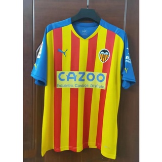 เสื้อกีฬาแขนสั้น ลายทีมชาติฟุตบอล Valencia 2022 2023 ชุดเหย้า