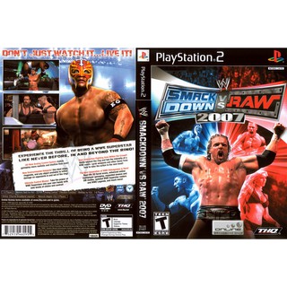 WWE SMACK DOWN VS RAW 2007 [PS2 US : DVD5 1 Disc]