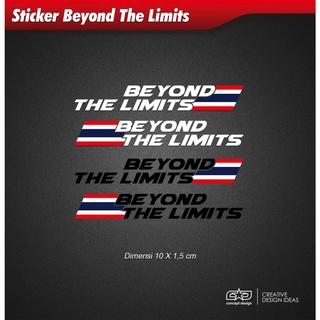 สติกเกอร์ Beyond The Limits สําหรับตกแต่ง