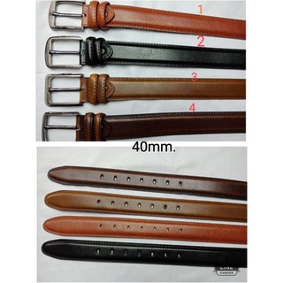 เข็มขัดหนังของผู้ชาย1.5"ยาว45"