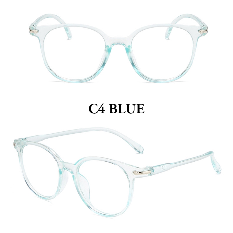แว่นตาป้องกันแสงสีฟ้า ทรงสี่เหลี่ยม สไตล์วินเทจ สำหรับผู้หญิงและผู้ชาย