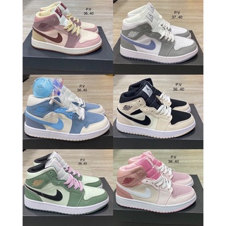 รองเท้าผ้าใบ🌈(ข้อสูง)New Air Force 1 Low ‘07 QS Valentine’s Day Love Letter สีน่ารักมาก สินค้าพร้อมกล่อง มีเก็บปลายทาง